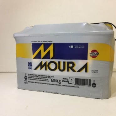 Bateria Moura M75LX em Boa Vista